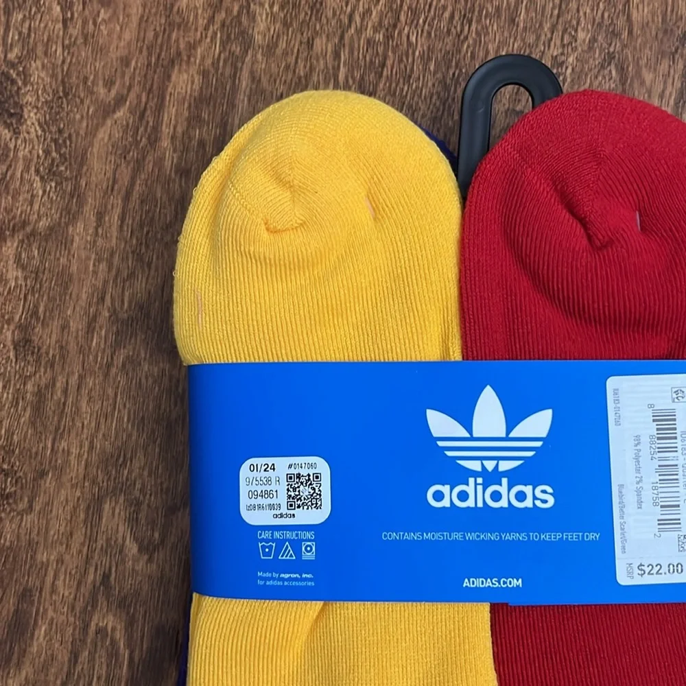 Adidas Originals Quarter Multi Sport Socks 6 Pack